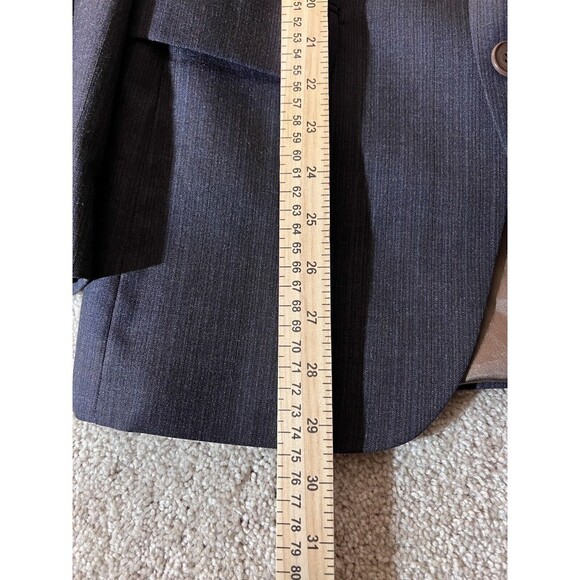 Daniel Hechter Jacket Blazer Sport Coat Blue Navy Mens Lined Striped - Picture 10 of 13